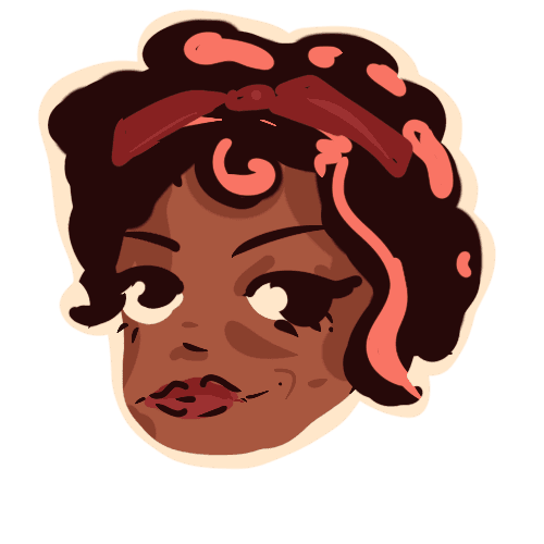 Hispanic woman with left face droop