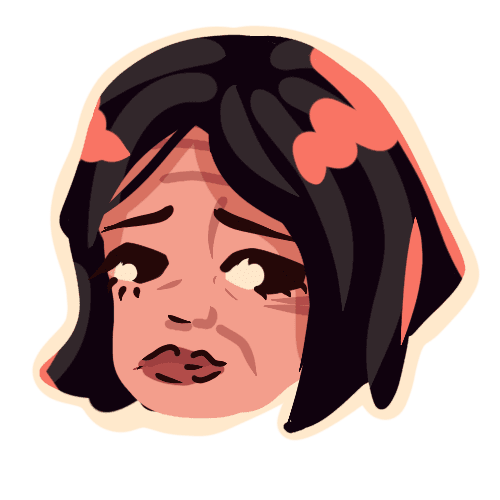 Asian woman with right face droop